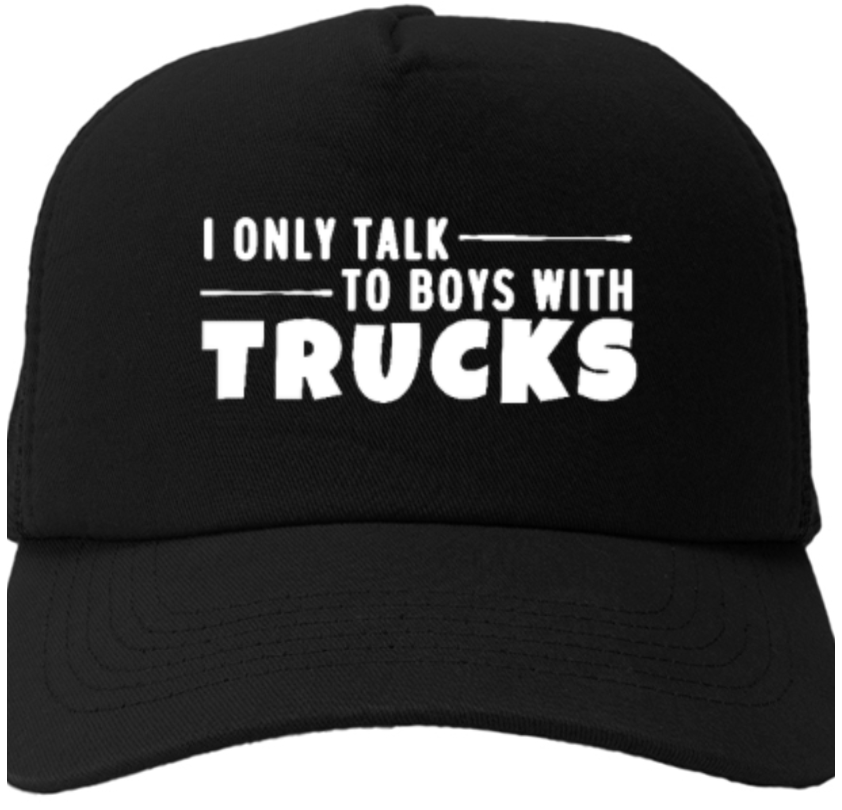 "Boys With Trucks" Trucker Hat